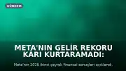 Meta'nın Gelir Rekoru Kârı Kurtaramadı: Hisse Değer Kaybı Yüzde 7'yi Aştı