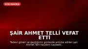 Şair Ahmet Telli vefat etti