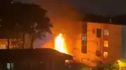 Samsun Tekkeköy'de Bir Boya Deposunda Yangın Çıktı