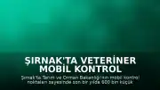 Şırnak'ta Veteriner Mobil Kontrol Noktalarıyla 600 Bin Küçükbaş Hayvan Denetlendi