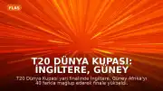 T20 Dünya Kupası: İngiltere, Güney Afrika'yı mağlup ederek finale yükseldi