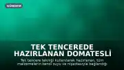 Tek Tencerede Hazırlanan Domatesli Makarna Tarifi Paylaşıldı