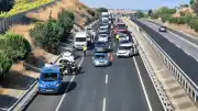 Tekirdağ-İstanbul Kara Yolunda 7 Aracın Karıştığı Zincirleme Kaza: 1 Yaralı