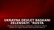 Ukrayna Devlet Başkanı Zelenskiy: "Rusya bu gece Kiev'e yönelik en yoğun balistik füze saldırılarından birini düzenledi"