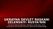 Ukrayna Devlet Başkanı Zelenskiy: Rusya'nın hava saldırılarında 6 kişi hayatını kaybetti