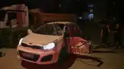 Ümraniye'de Hafriyat Kamyonu ile Otomobil Çarpıştı: 4 Yaralı