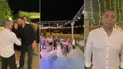 Almanya'da Yaşayan Ali Akın, Düğün Yerine Yakınlarıyla Eğlendi