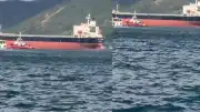 İstanbul Boğazı'nda Gemi Trafiği Kuru Yük Gemisi Arızası Nedeniyle Durdu