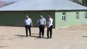 Karlıova'da Devam Eden Köy Projeleri Denetlendi