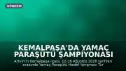 Kemalpaşa'da Yamaç Paraşütü Şampiyonası Başladı