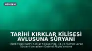 Tarihi Kırklar Kilisesi Avlusuna Süryani Din Adamı Gabriel Akyüz İçin Vefa Anıtı Yapıldı