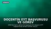 Doçentin EYT Başvurusu ve Görev Tazminatı Sorusu