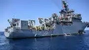 Girne'de Batan Feribot İçin TCG Işın Gemisi de Devrede