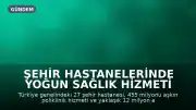 Şehir Hastanelerinde Yoğun Sağlık Hizmeti Trafiği: 455 Milyon Poliklinik ve 12 Milyon Ameliyat Gerçekleştirildi
