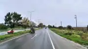 Bolu'da Ters Şeritte İlerleyen Traktör Trafiği Tehlikeye Soktu