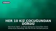 Her 10 kız çocuğundan dördü yoksulluk riskiyle karşı karşıya: Koruncuk Vakfı eğitime erişim sorunlarına dikkat çekiyor