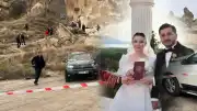 Kapadokya'da Peribacasından Kopan Kayalar Altında Kalan Genç Çift Hayatını Kaybetti