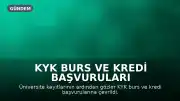 KYK Burs ve Kredi Başvuruları 2026: Geri Sayım Devam Ediyor