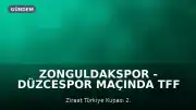 Zonguldakspor - Düzcespor Maçında TFF Gözlemcisi Uyuyakaldı, Hakemler Polis Eşliğinde Çıktı
