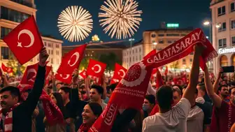 Galatasaray'ın Şampiyonluğu Türkiye Genelinde Coşkuyla Kutlandı