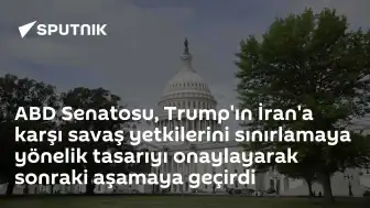 ABD Senatosu'ndan Trump'a Savaş Yetkisi Sınırlaması: Tasarı İleri Aşamaya Geçti