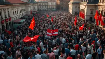 Taksim'de Galatasaray Şampiyonluk Kutlamasında Kavga: 1 Yaralı