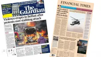 Belfast'ta Şiddet Olayları ve Trump'tan 'Savaş Sözleri' Manşetlerde
