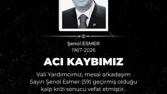 Kayseri Vali Yardımcısı Şenol Esmer Hayatını Kaybetti