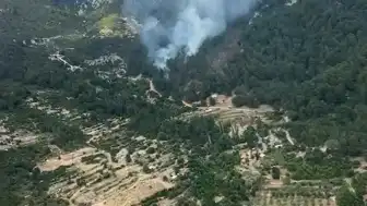 Antalya Kaş'taki Orman Yangını Kontrol Altına Alındı