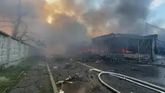 Rusya'dan Ukrayna'ya Yoğun Füze ve İHA Saldırısı: Kiev ve Harkiv'de Hasar ve Can Kaybı