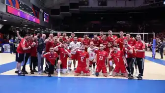 A Milli Erkek Voleybol Takımı Fransa'yı 3-0 Mağlup Etti