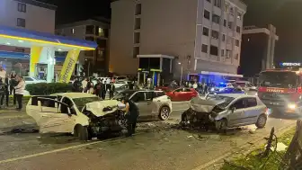 Samsun'da Zincirleme Kaza: 5 Yaralı