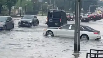 New York ve New Jersey'de Şiddetli Yağışlar Sel Felaketine Yol Açtı