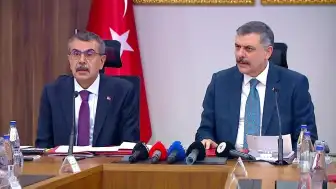 Okul Güvenliği Protokolü İmza Altına Alınıyor: İçişleri ve Milli Eğitim Bakanları Ortak Açıklama Yapıyor