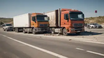 Konya Karapınar'da Kamyon ve Otomobil Çarpıştı: 1 Yaralı