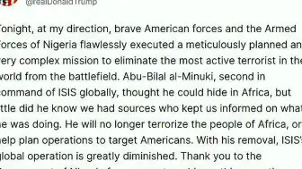 ABD Başkanı Trump: DEAŞ'ın İkinci Komutanı Öldürüldü