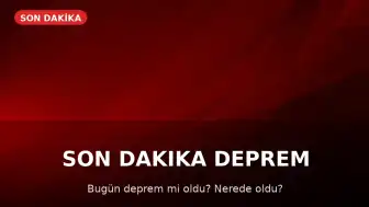AFAD Son Depremler: 13 Mayıs 2026 Tarihinde Türkiye Genelinde Meydana Gelen Sarsıntılar