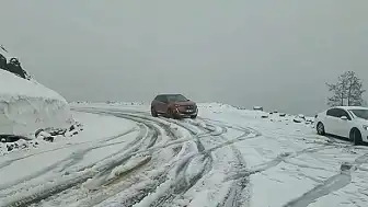 Artvin ve Ardahan'da Bahar Mevsimi Başlarken Kar Sürprizi Yaşandı
