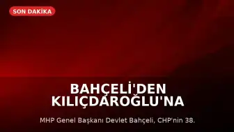 Bahçeli'den Kılıçdaroğlu'na 'Feragat Etme' Tavsiyesi