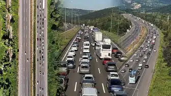 Bolu Geçişinde Bayram Dönüşü Trafiği Durma Noktasına Geldi