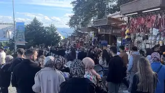 Boztepe'de Kurban Bayramı Tatili Yoğunluğu