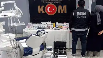 Bursa'da Sahte Diş Hekimi Çift Gözaltına Alındı