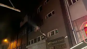 Bursa'da Tekstil Atölyesinde Yangın: Yaralı Yok
