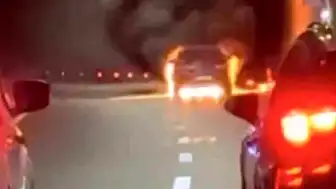 Çanakkale'de Assos-Troya Tüneli'nde Araç Yangını: Trafik Kısa Süreli Durdu