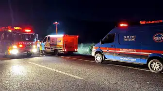 Denizli'de Otobüs Yangınında 3 Kişi Hayatını Kaybetti, 20 Kişi Yaralandı
