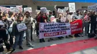 Emekçiler ve Emekliler Zam Talebiyle Eylem Yaptı