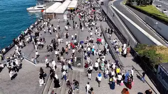 Eminönü'nde Kurban Bayramı Yoğunluğu