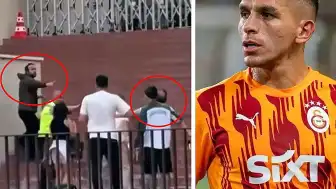 Galatasaraylı Futbolcu Lucas Torreira'ya Saldırı Anı Görüntülendi