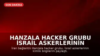 Hanzala Hacker Grubu İsrail Askerlerinin Kimlik Bilgilerini Paylaştı