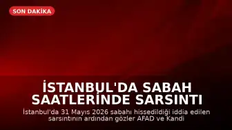 İstanbul'da Sabah Saatlerinde Sarsıntı İddiaları: AFAD ve Kandilli Verileri Bekleniyor
